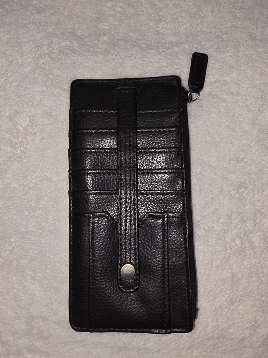 Handbags - Black Leather Card Holder Wallet
